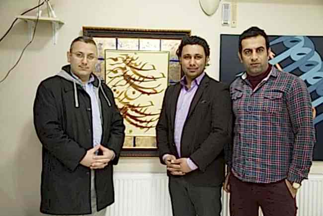 10.02.2015 - ÜÇ İRANLI GENÇ SANATKARIN HÜSNİ HAT SERGİSİ