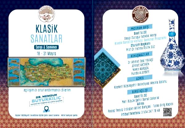 18-31 MAYIS 2024  KAYSERİ SERGİ VE SEMİNER